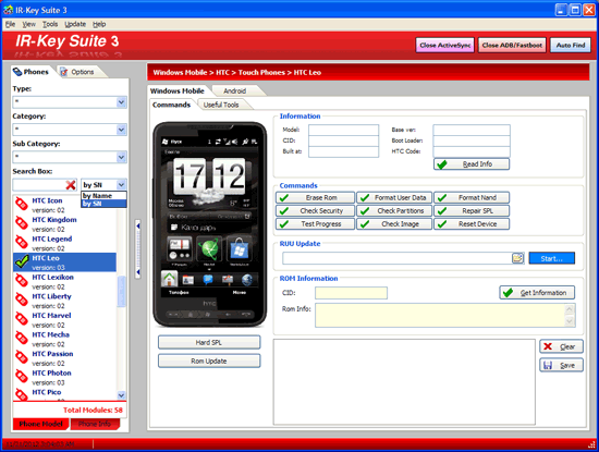 IR KEY SUITE HTC unlocker