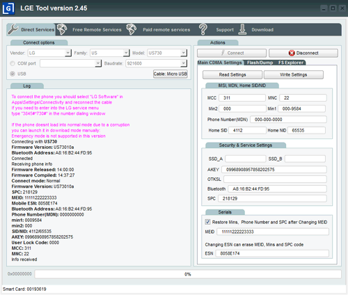 cdma unlock box lgtool selg fusion box