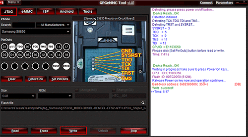 gpgemmc gpg emmc box programmer