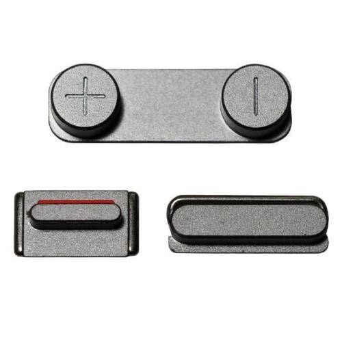 COMPLETE SIDE BUTTON SET (VOLUME, POWER, MUTE) FOR APPLE IPHONE 5S