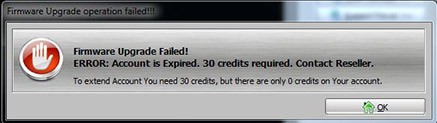 riff box error Activation expired, Firmware upgrade error. Account is expired