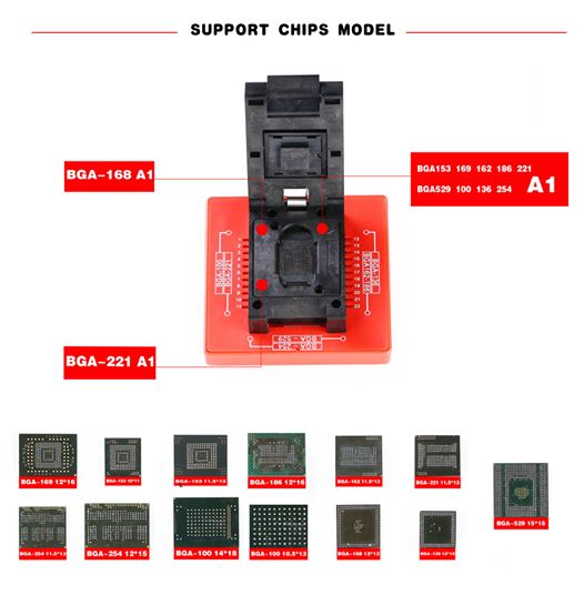 Emate pro 2 adapter set for z3x, Riff, Octoplus, Medusa, other EMMC tools