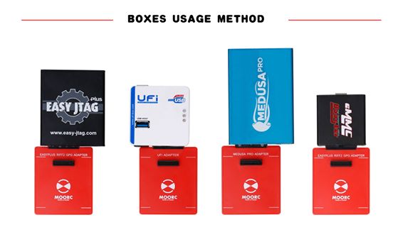 E-mate pro v2 EMMC for BGA100 BGA136 BGA153 BGA162 BGA168 BGA169 BGA186 BGA221 BGA254 BGA529