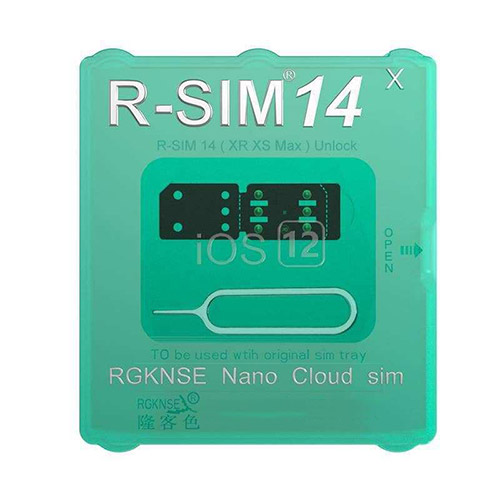 rsim 14 r-sim 14 unlock sim card for apple iphone unlocking. ios 12.3