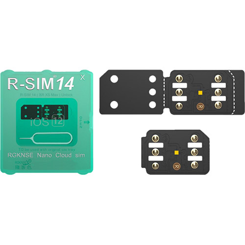 R-sim 14 nano unlock sim card iphone 8, x , xs max, xr, xs, 