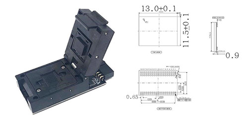 bga ufs 95 socket adapter z3x easy jtag box cellcorner.com