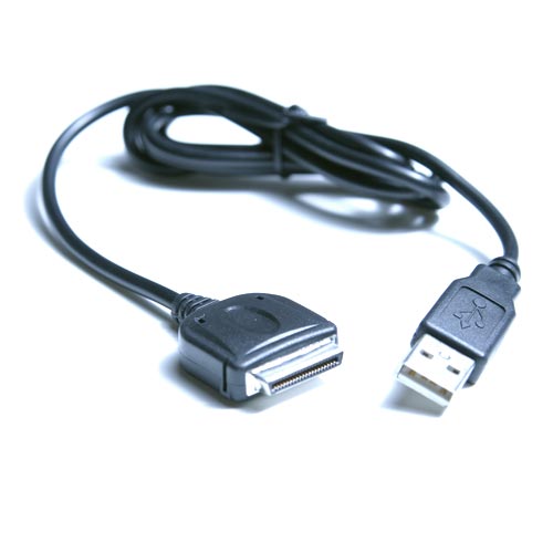 dell axim x5 pda hotsynch cable, usb synch and charger cable for dell
