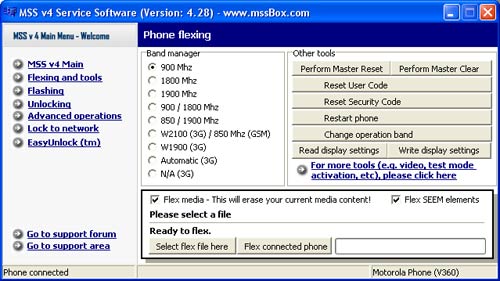 voctor gsm mss box v4 mssboxv4 screenshot flashing and unlocking motorola
