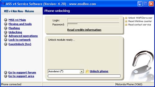 mssbox 4 victor gsm motorola unlock flash flex software