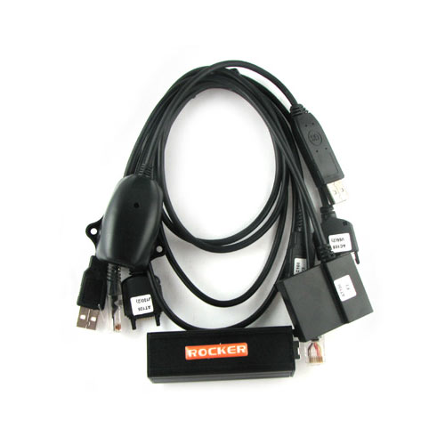roker box with complete data cable set and unibox adapter - alcatel, sonyericsson, motorola, fly