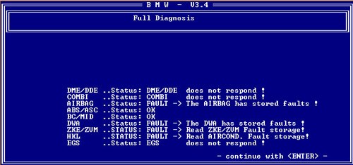 bmw diagnostic carsoft ver 3.4 screenshot