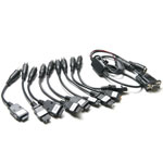 9 IN 1 ALCATEL / MITSUBISHI USB UNLOCK DATA CABLE SET